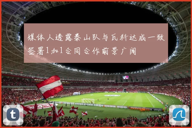 媒体人透露泰山队与瓦科达成一致签署1加1合同合作前景广阔